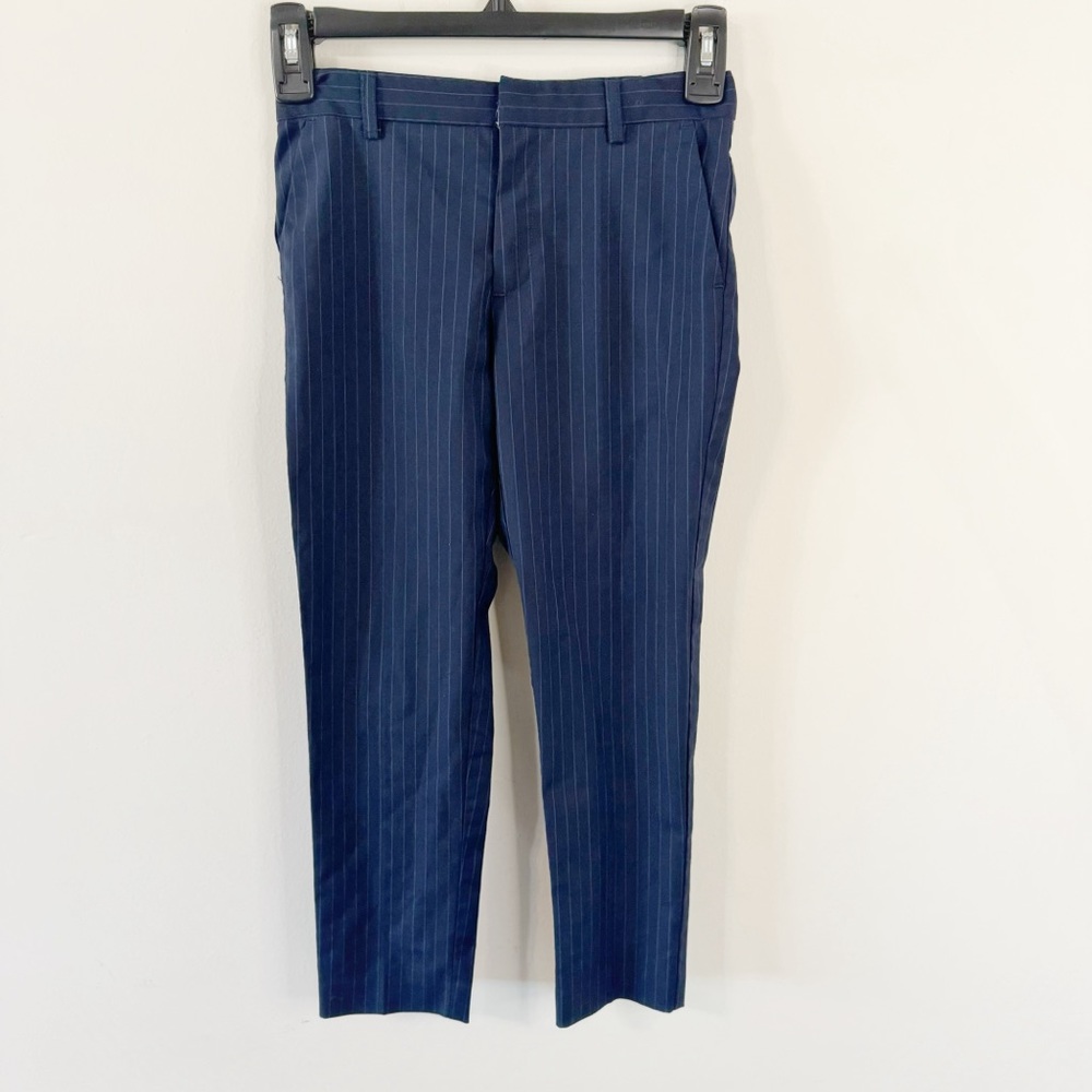 ZARA Navy Blue Boys Wool Dress Pants